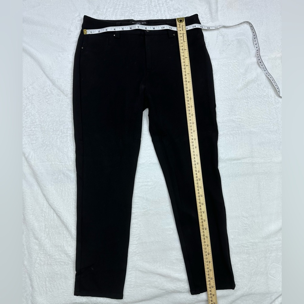 Philomena Petti Black Ankle-Length Cropped Pants Women’s Large - Picture 2 of 8